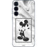 Disney Mickey Mouse Shape on Marble Galaxy A35 5G Skin